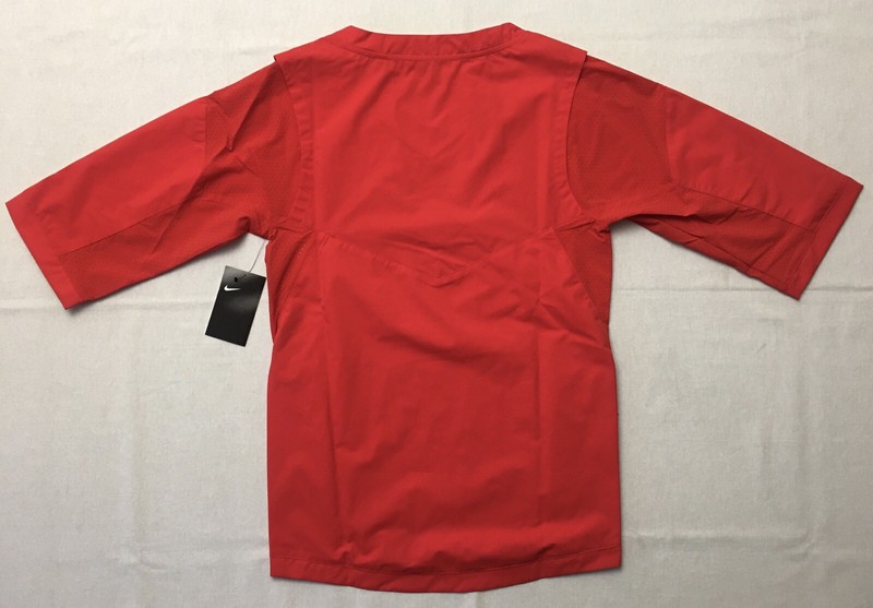 Nike Men’s Baseball 3/4 Sleeves Red Windbreaker NWT Size XS $85 gallery