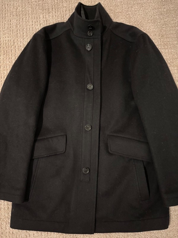 BOSS Coxtan wool-blend topcoat gallery