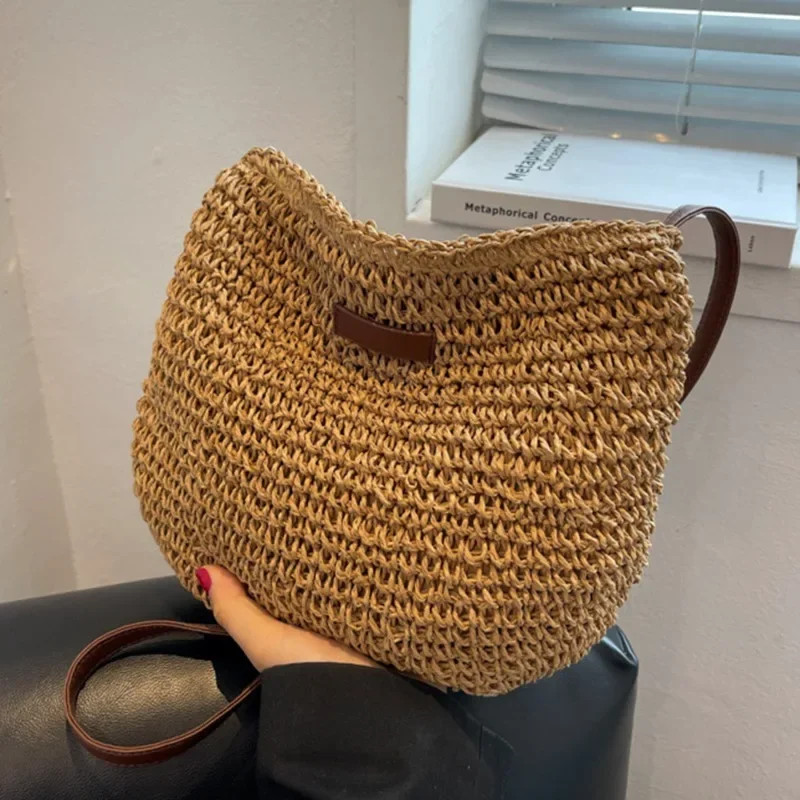 Ladies Fashion Summer Straw Crossbody Bag Women Beach Holiday gallery