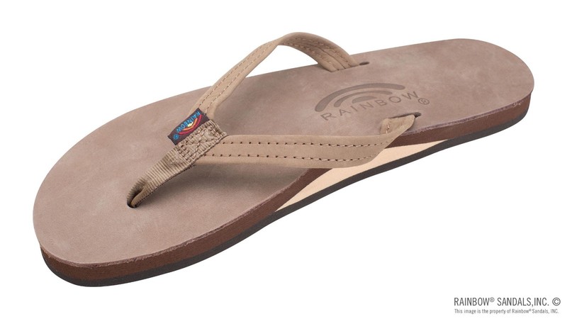 Women’s Rainbow Sandals Narrow Strap Premier Leather – 301ALTSN (MULTI-COLORS)