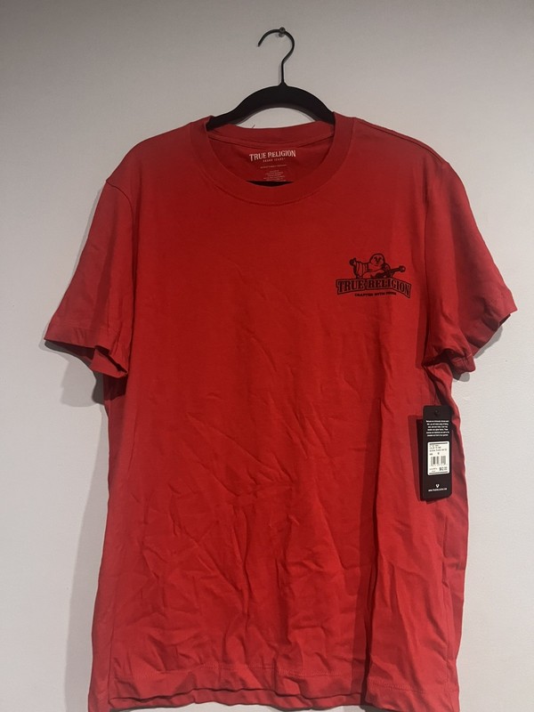 True Religion Shirt Mens Medium red Buddha Graphic gallery