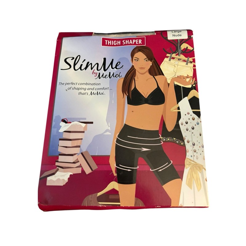 Slim Me By MeMoi Thigh Shaper MSM-107 Large Nude