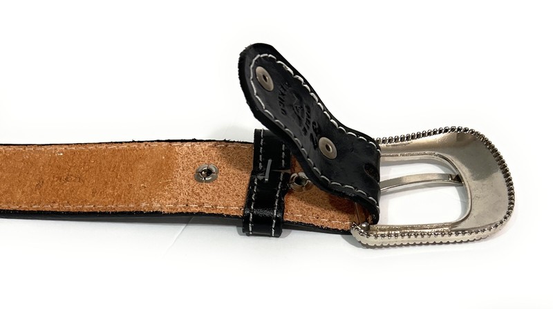 EMBOSSED WESTERN LEATHER BELT COWBOY RODEO CASUAL LEATHER BELT FLORAL EMBOSSED gallery