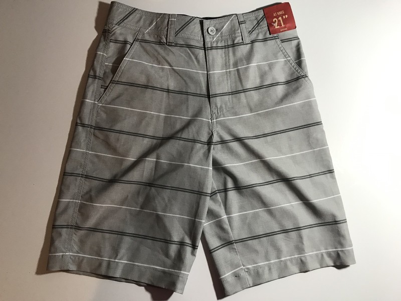 MOSSIMO SUPPLY CO Size 28 Gray White 92% Polyester 8% Spandex MENS Swimsuit