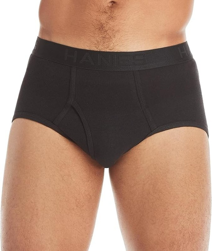 7-Pack Hanes Men's Underwear Briefs MEDIUM Gray Black Comfort Moisture-Wicking gallery