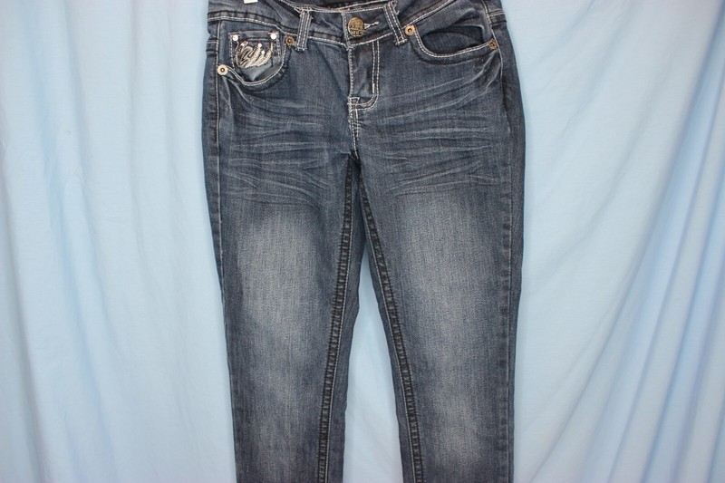 Premiere RUE 21 Womens SUPER Skinny Jeans Size 1/2 REG 28X32 inseam gallery