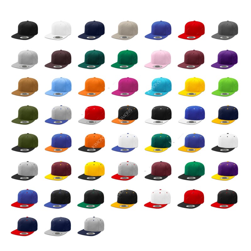 Snapback Hat Flat Baseball Cap Trucker Solid Plain Blank Men Hip Hop Army CS gallery