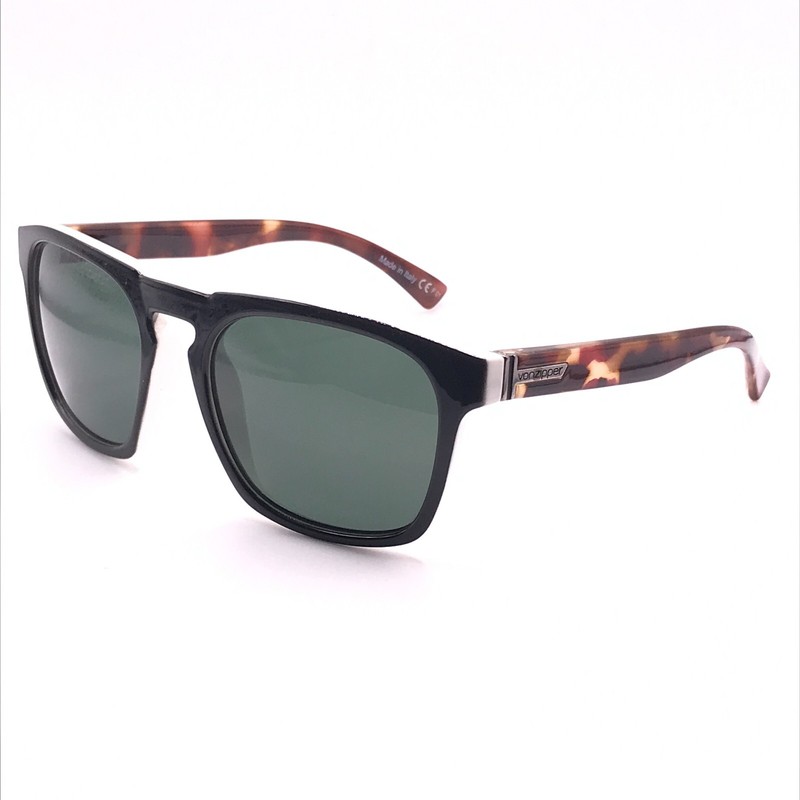 VonZipper Banner Rectangular Black White Tortoise/Vintage Gray Sunglasses gallery