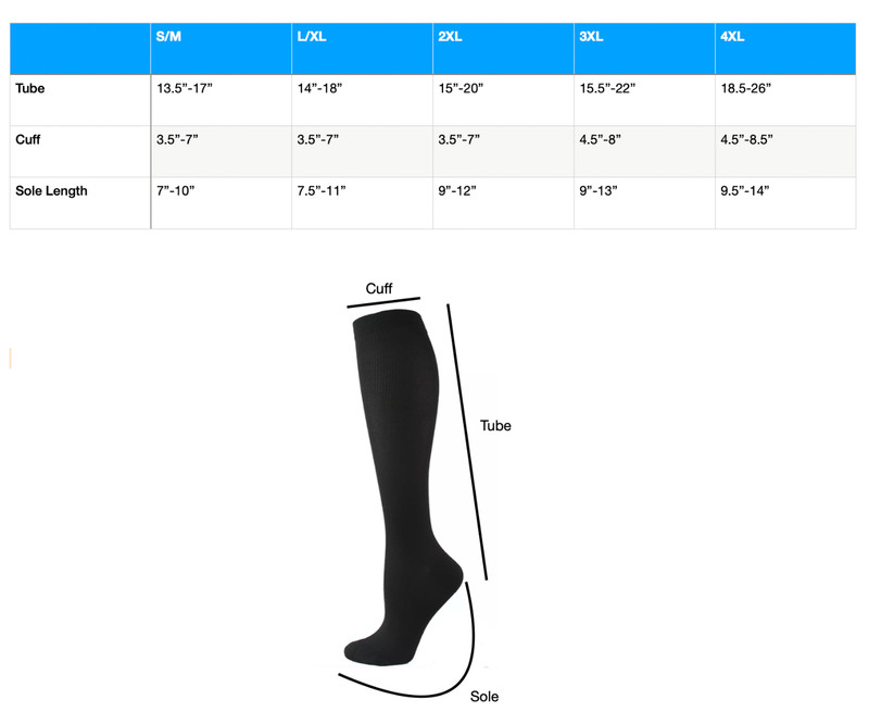 Pickleball Compression Socks Stockings Unisex Knee High Medical Relief S-4XL gallery