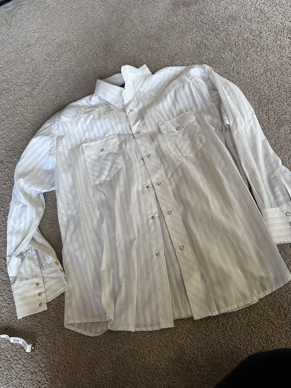 Wrangler Authentic Western Wear Men’s Button Up 75976AA Xxl