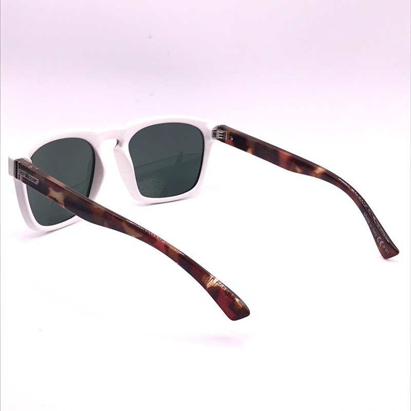 VonZipper Banner Rectangular Black White Tortoise/Vintage Gray Sunglasses gallery