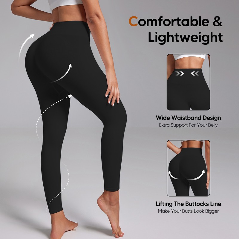 Women Slimming Anti Cellulite Compression Leggings Leg Shaper High Waist Pants gallery