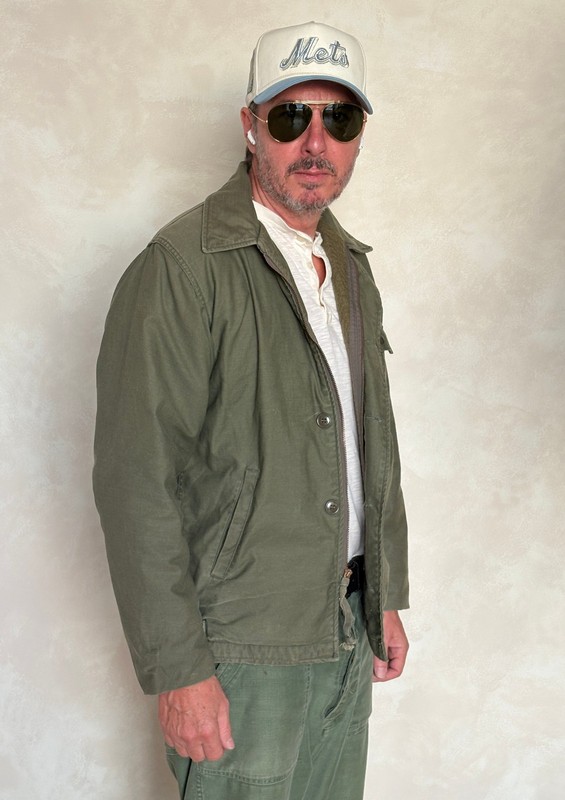 US Navy A-2 Deck Jacket — Authentic Military Outerwear. Size Medium gallery