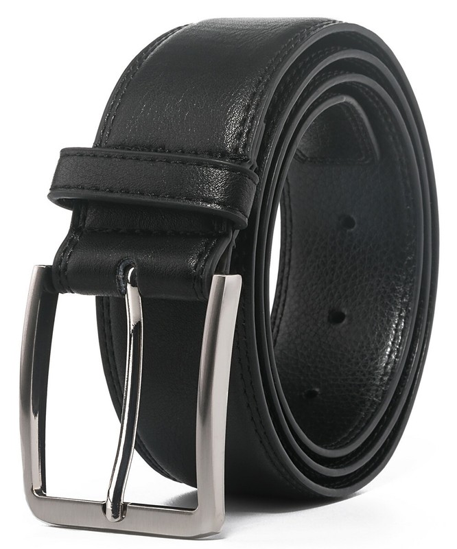 Men’s Leather Belt Dress Belts for Men,1.5 inch Wide