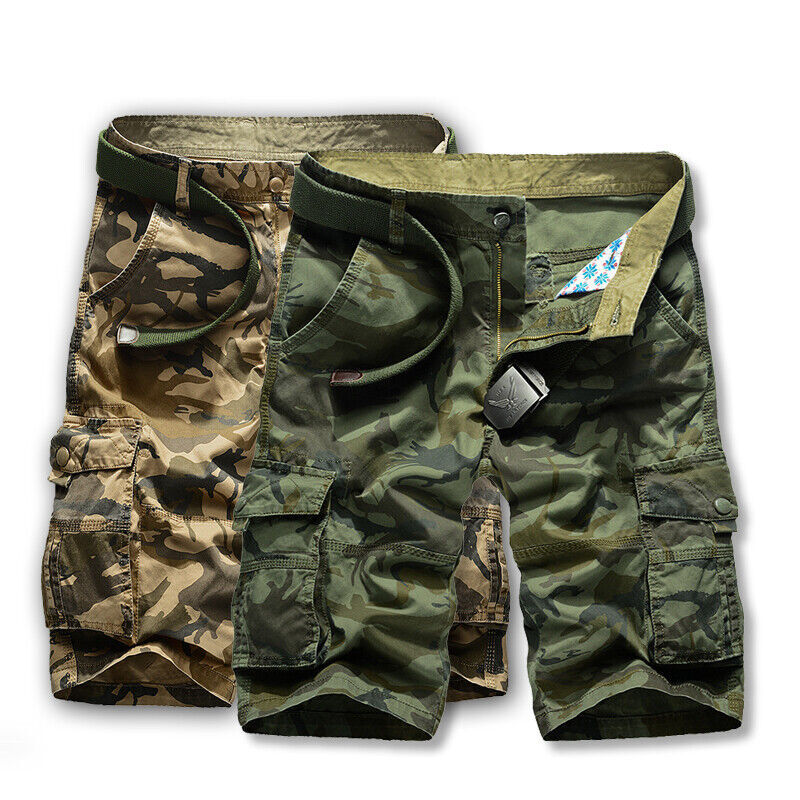 Mens Army Camouflage Shorts Cargo Shorts Half Pants Summer Casual Shorts gallery