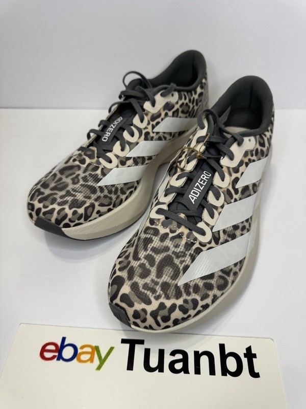 BRAND NEW Adidas Adizero EVO SL Women's Running Shoes Leopard Animal KI3948 gallery