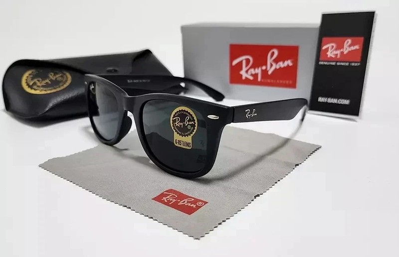 Wayfarer Classic Sunglasses 50mm Sunglass Black Frame Gray Lens RB2140