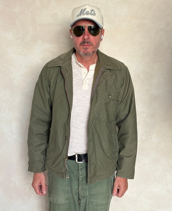 US Navy A-2 Deck Jacket — Authentic Military Outerwear. Size Medium gallery