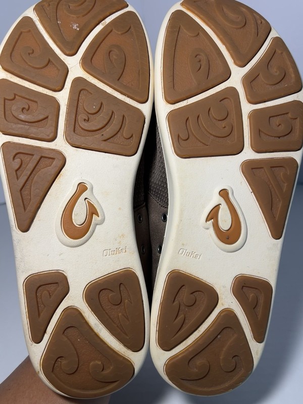 Olukai Mens Nohea Moku Brown 10283-RK13 Slip On Sneakers Shoes Casual Size M11 gallery