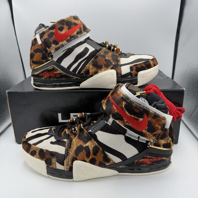 NEW Nike Zoom LeBron 2 II LX Beast 2023 Animal Print Size 10.5 NBY DQ2439-200