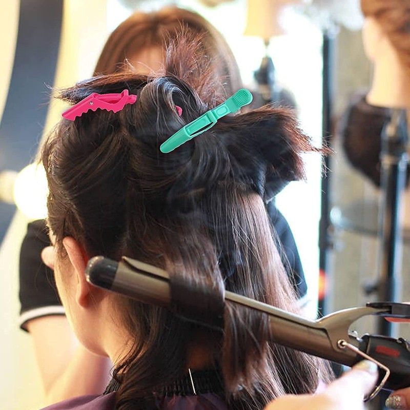 5 PCS Plastic Alligator Hair Clips Non-Slip Hairpins Salon Styling Tool - NEW gallery