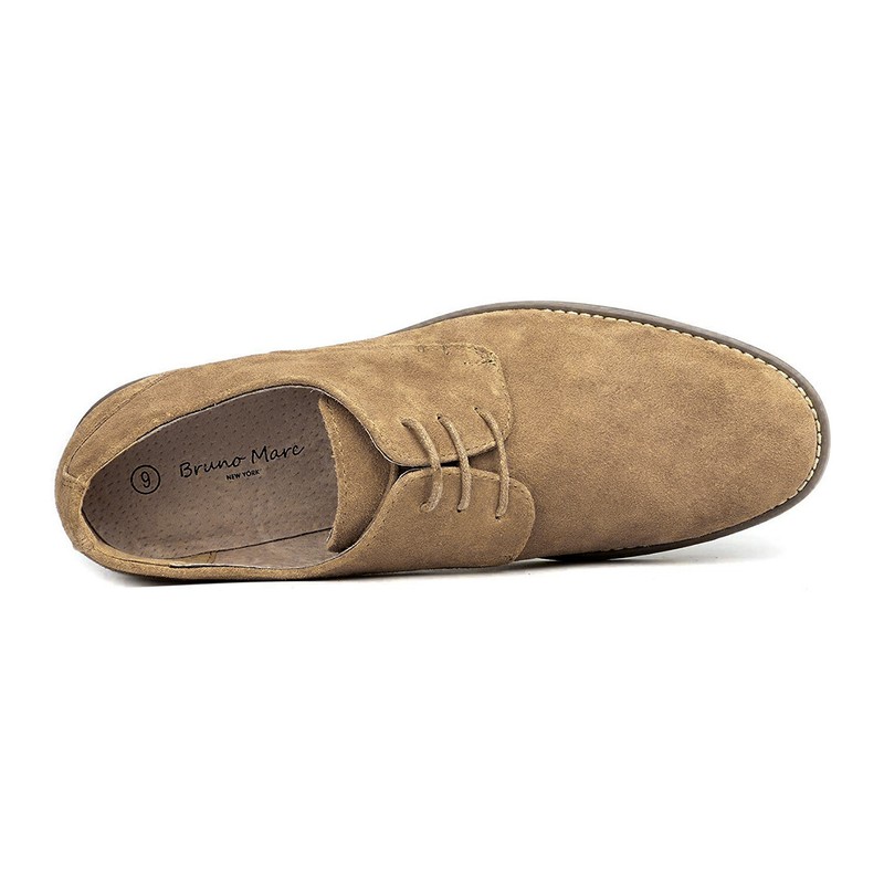 Men's Classic Suede Leather Dress Casual Lace up Oxfords Shoes US gallery