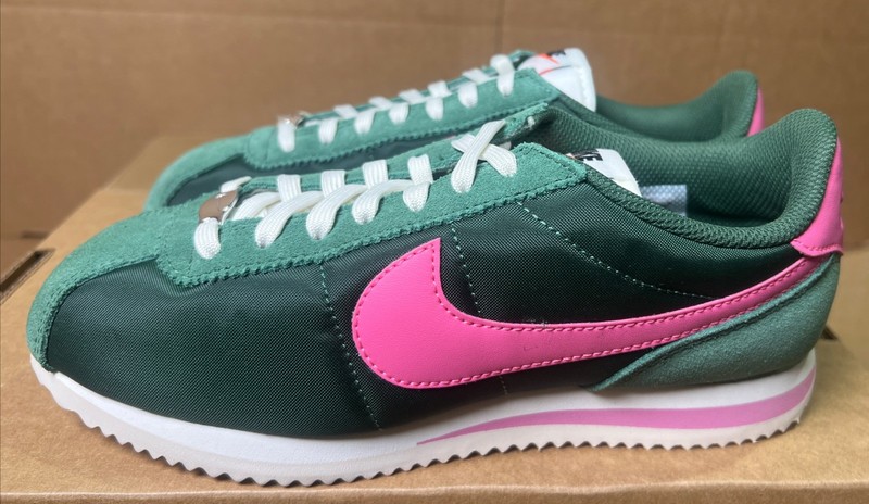 Women's Nike Cortez FIR/Pinksicle-Sail (IF1764 300) Sz 6.5 gallery
