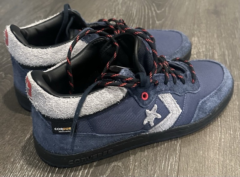 Converse CONS Cordura Suede Navy Gray Black Red Low Top Lace Up Sneaker Men