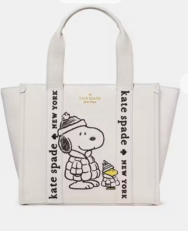 Kate Spade Peanuts X KSNY Snoopy Small Tote NWT