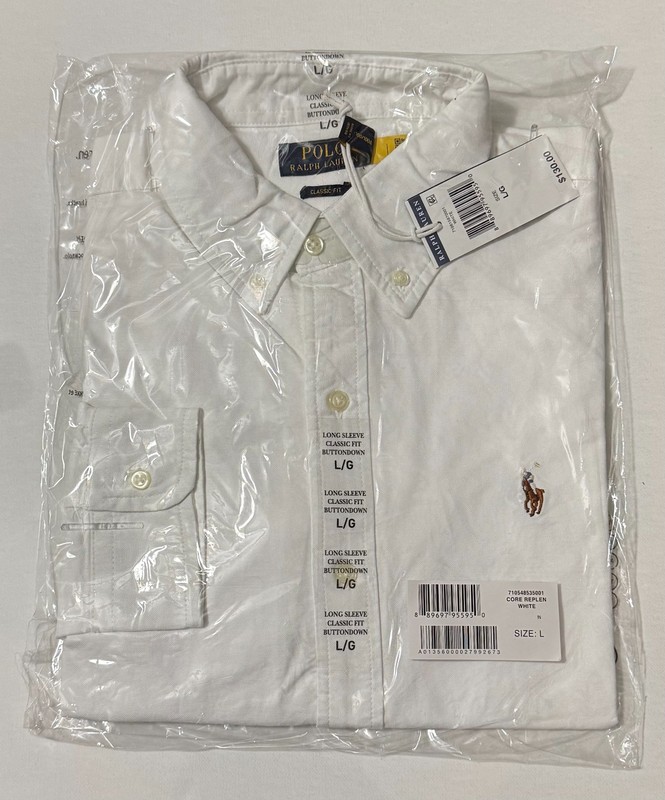 Polo Ralph Lauren The Iconic Oxford Shirt Classic Fit - Retail $130 gallery