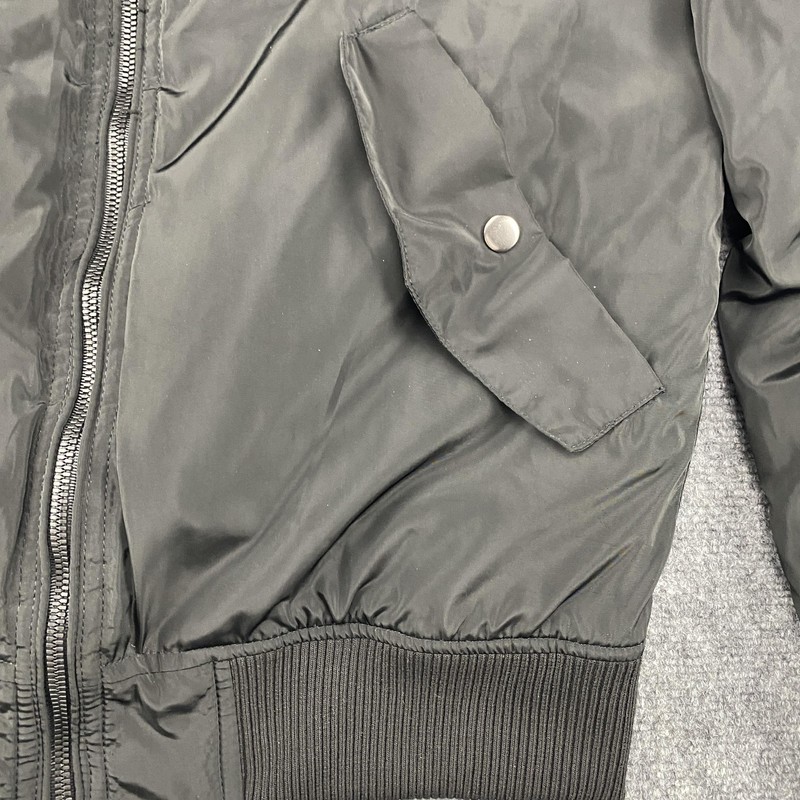 Fossa Apparel Wingover Bomber Jacket Mens Small Black Lexus Logo Full Zip 1518 gallery