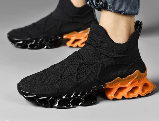 MEN'S BLADE PORAMEA ATHLETIC LACELESS RUNNING💨MESH HARD RUBBER SIZE 12 SHOES🔥 gallery