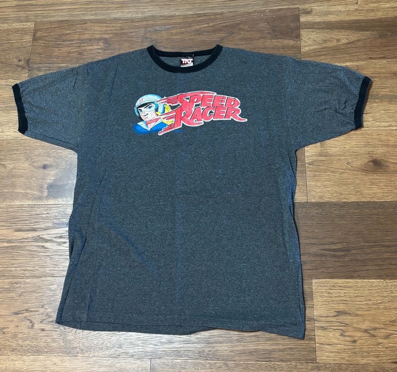 Vintage TNT Classic Speed Racer Ringer T Shirt Mens Adult Men’s Size XL