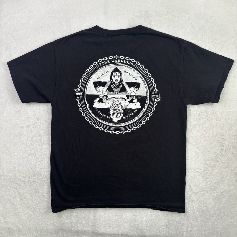 The Warriors As Above So Below Punk Band Shirt Black SS Graphic Men’s Medium