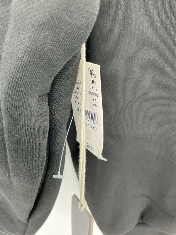 NWT Fear of God Essentials Hoodie SS22 Stretch Limo Black - 100% Authentic M gallery
