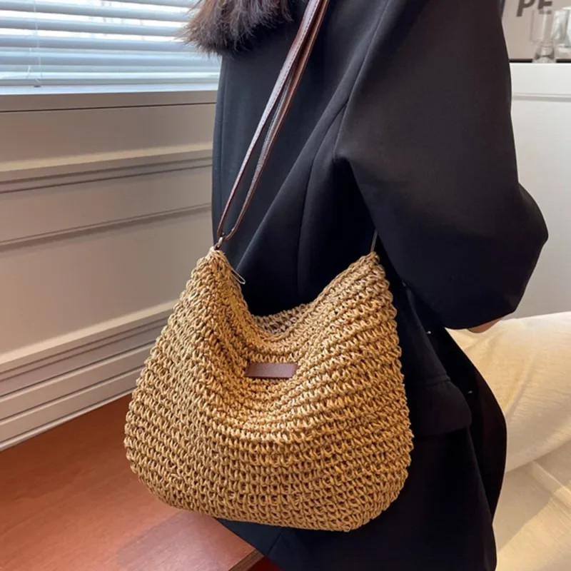 Ladies Fashion Summer Straw Crossbody Bag Women Beach Holiday gallery