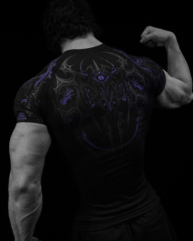 Breathedivinity High Bounce tight training fitness T-shirt