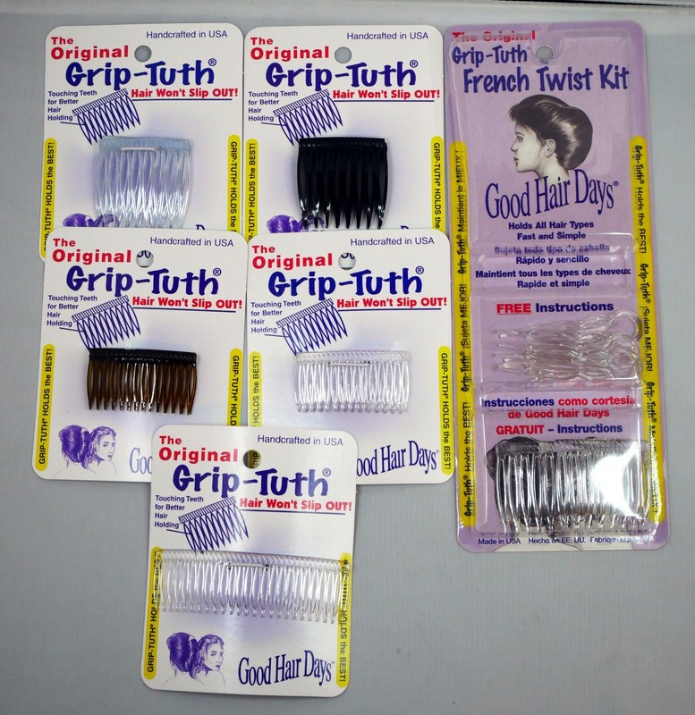The Original Grip-Tuth® Good Hair Days Tuck Side Combs Made in USA Mix&Match gallery