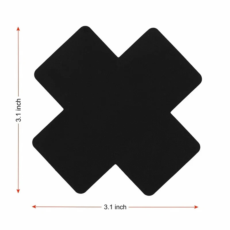 20 Pcs Cross Shaped "X" Pasties Disposable Adhesive Nipple Cover Stickers Tape gallery