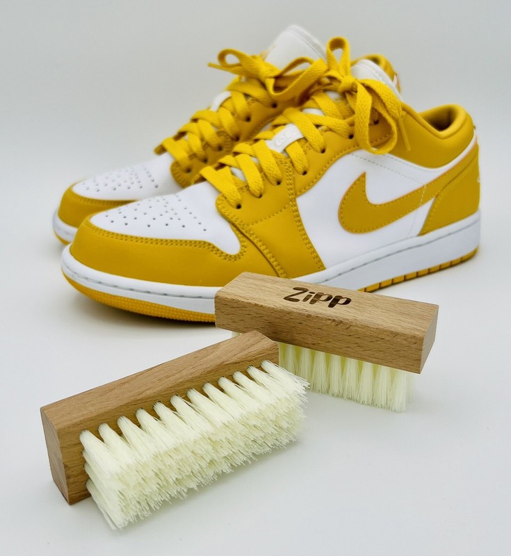 ZIPP Prime Shoe Cleaning Brush Set- 2 Pieces with FREE 2 fl. oz. Shoe Cleaner gallery