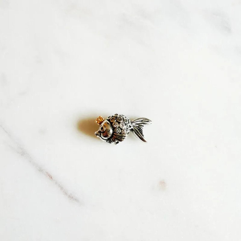 Pandora Sterling Silver 925 Russian Fairytale Fish Charm