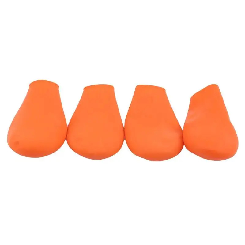 4Pc/Set Waterproof Paw Protector Balloon Rubber Rain Boots Cat Socks Footwear an