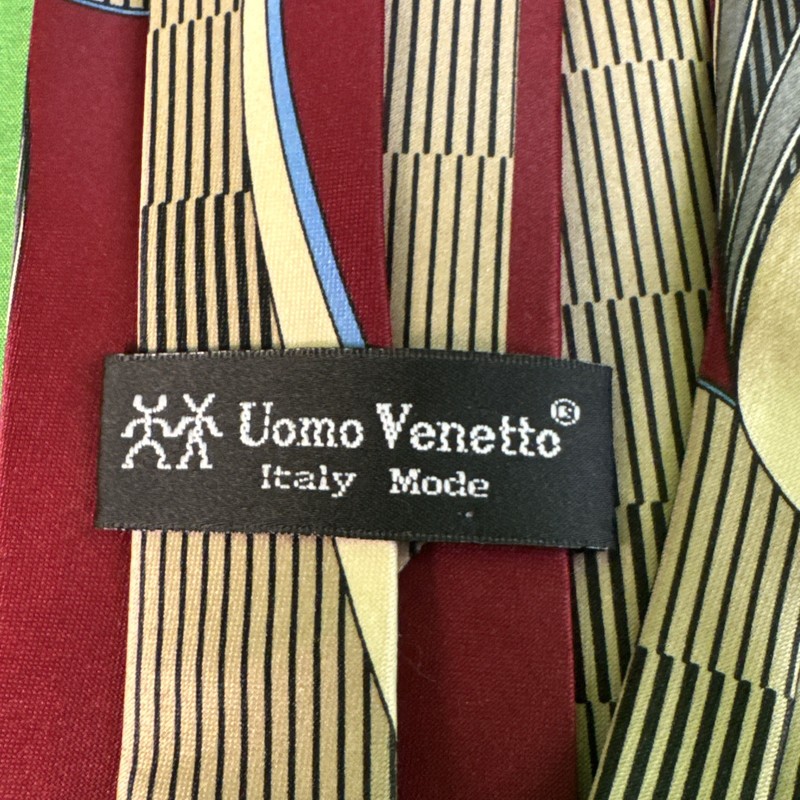 Uomo Venetto Men's Tie Italy Mode Abstract Design ￼ gallery