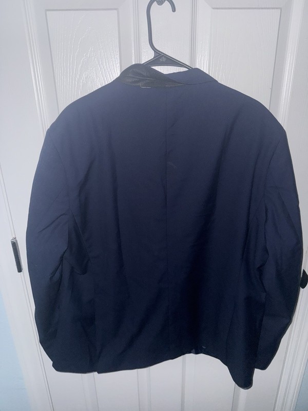 Men’s Navy Blazer Coofandy Size XL New 2 Button Suit Jacket gallery