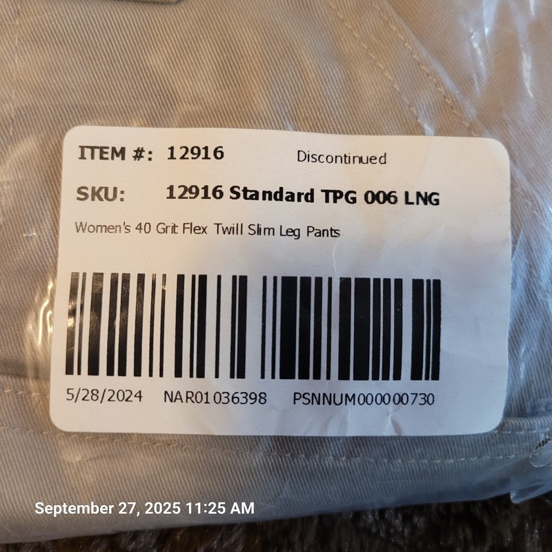Duluth Trading Womens 49 Grit Tan Work/Carpenter Style Pant Size 6 Long gallery
