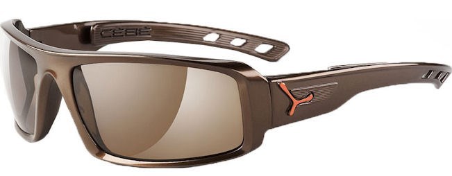 Cebe S Sential 2000 Brown Flash Sunglasses with Deep Dark Brown Frame NEW