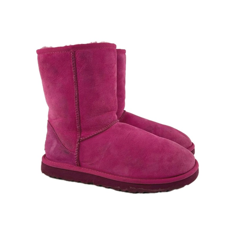 UGG Australia Classic short boots US 9 Ladies Hot Pink Pull-On Shearling Lined