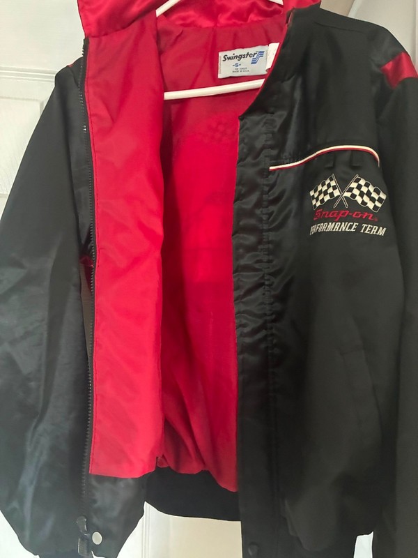 Vintage Signed Satin “Snap On” Jacket