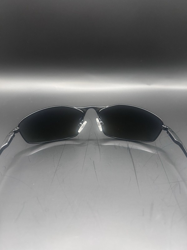 New Oakley WHISKER 4141-0160 Sunglasses Satin Carbon w/ Prizm Blue iridium gallery