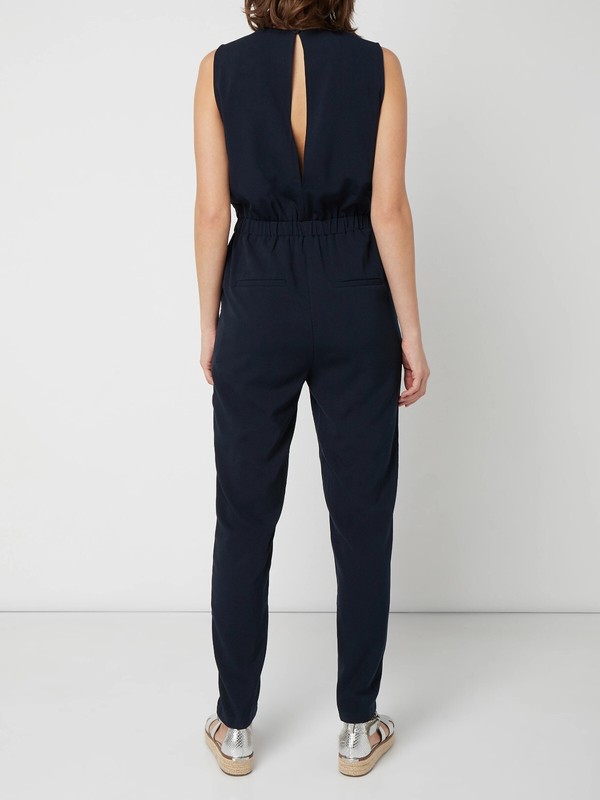 JAS Jumpsuit Coverall Long Festive Black M One Piece Sleeveless Backless Slim